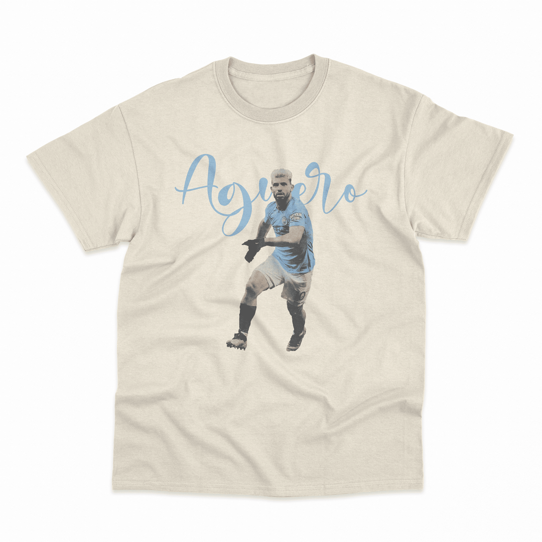 Kun Agüero - Sergio Agüero Distressed Unisex Oversized T-Shirt