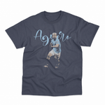 Load image into Gallery viewer, Kun Agüero - Sergio Agüero Distressed Unisex Oversized T-Shirt
