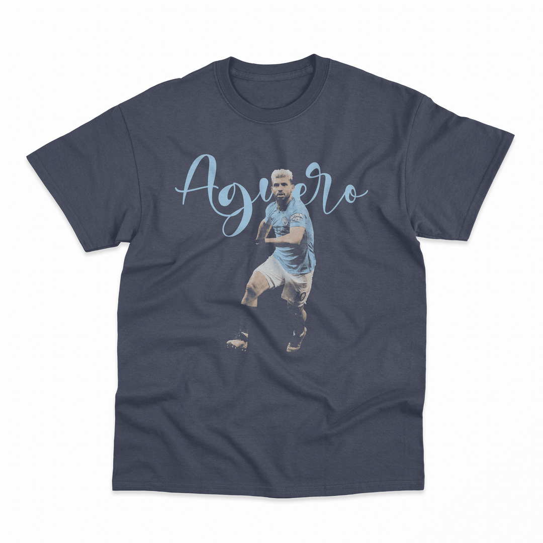 Kun Agüero - Sergio Agüero Distressed Unisex Oversized T-Shirt