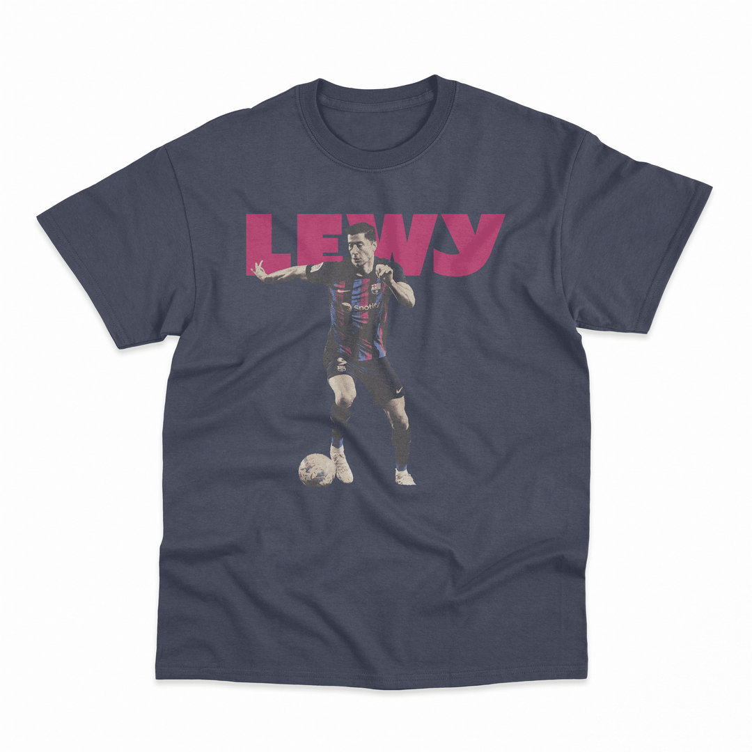 The Body - Robert Lewandowski Distressed Unisex Oversized T-Shirt