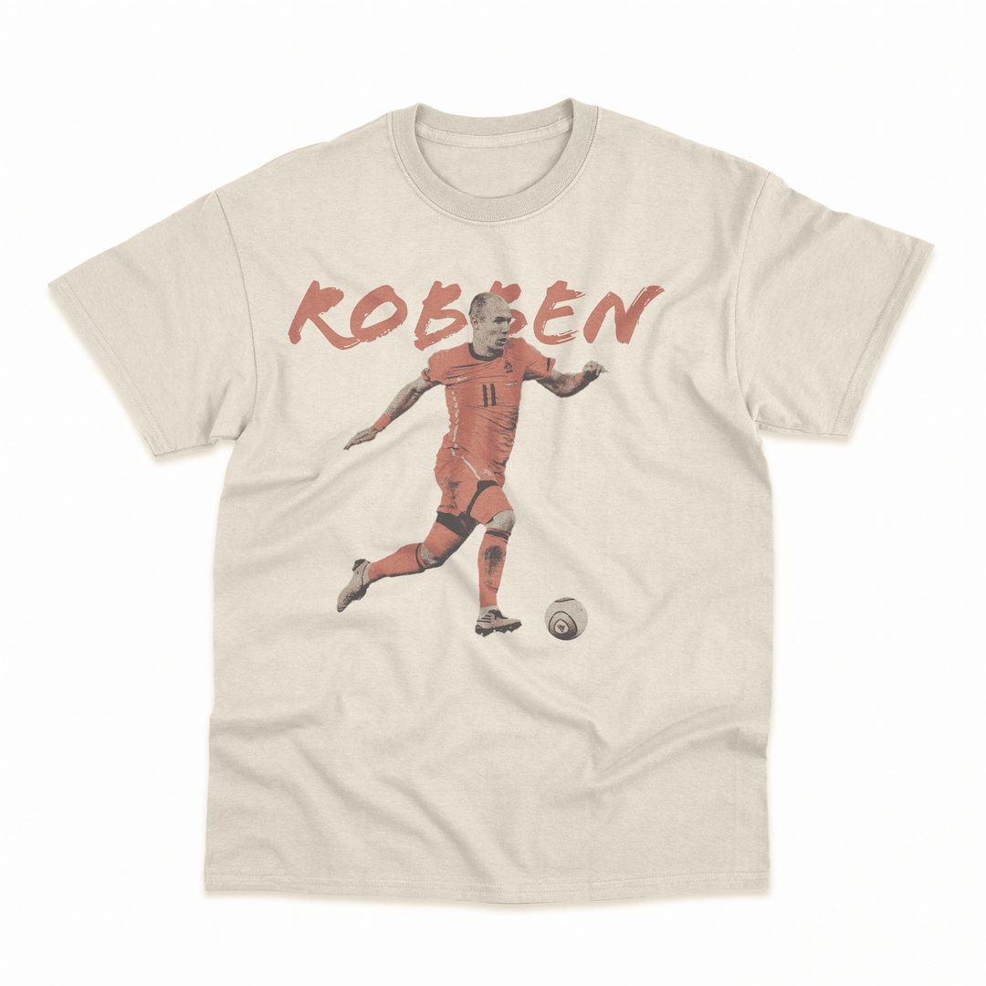 Man Of Glass - Arjen Robben (O.G.) Distressed Unisex Oversized T-Shirt