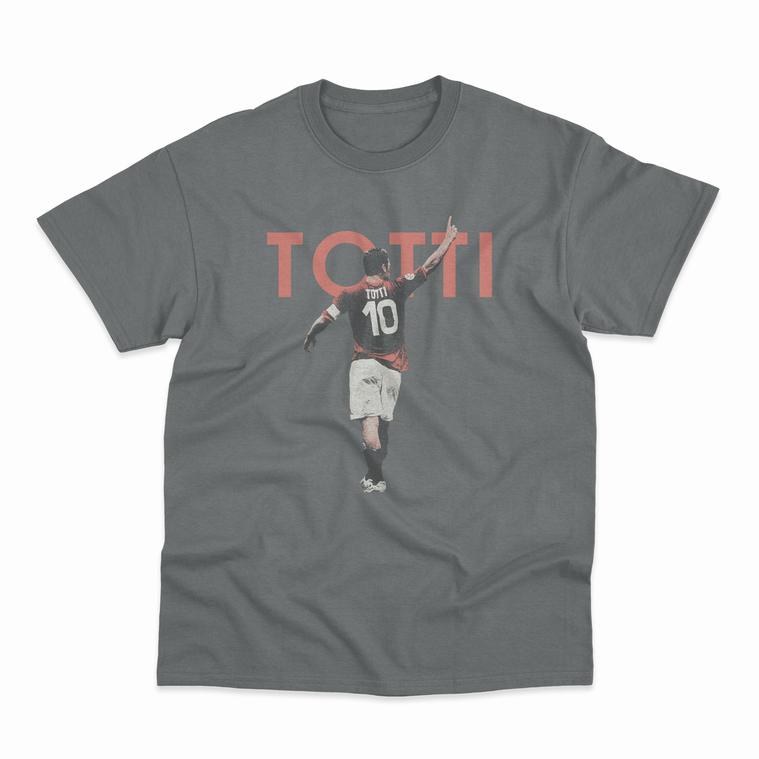 L'Ottavo Re di Roma - Francesco Totti Distressed Unisex Oversized T-Shirt