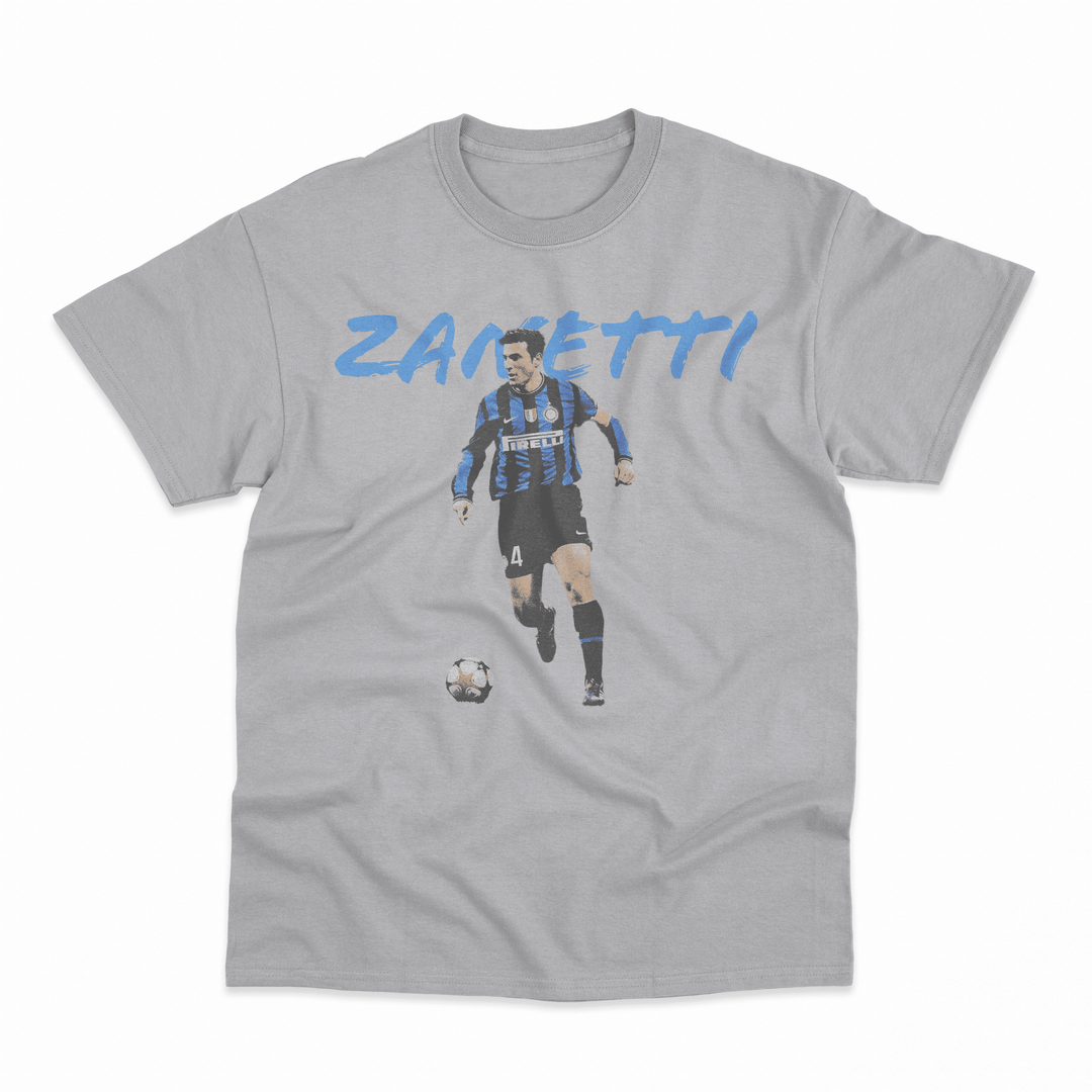 El Tractor - Javier Zanetti Distressed Unisex Oversized T-Shirt