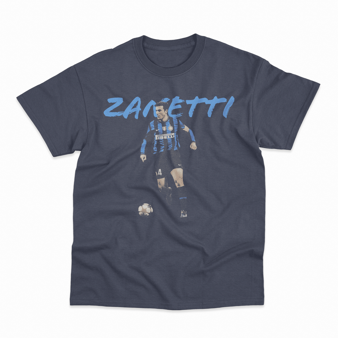 El Tractor - Javier Zanetti Distressed Unisex Oversized T-Shirt